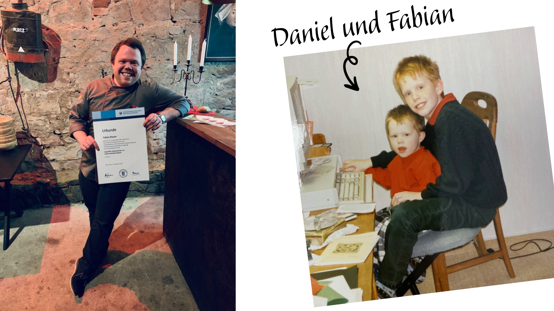 Fabian Rauen beginnt im Betrieb, 2015
