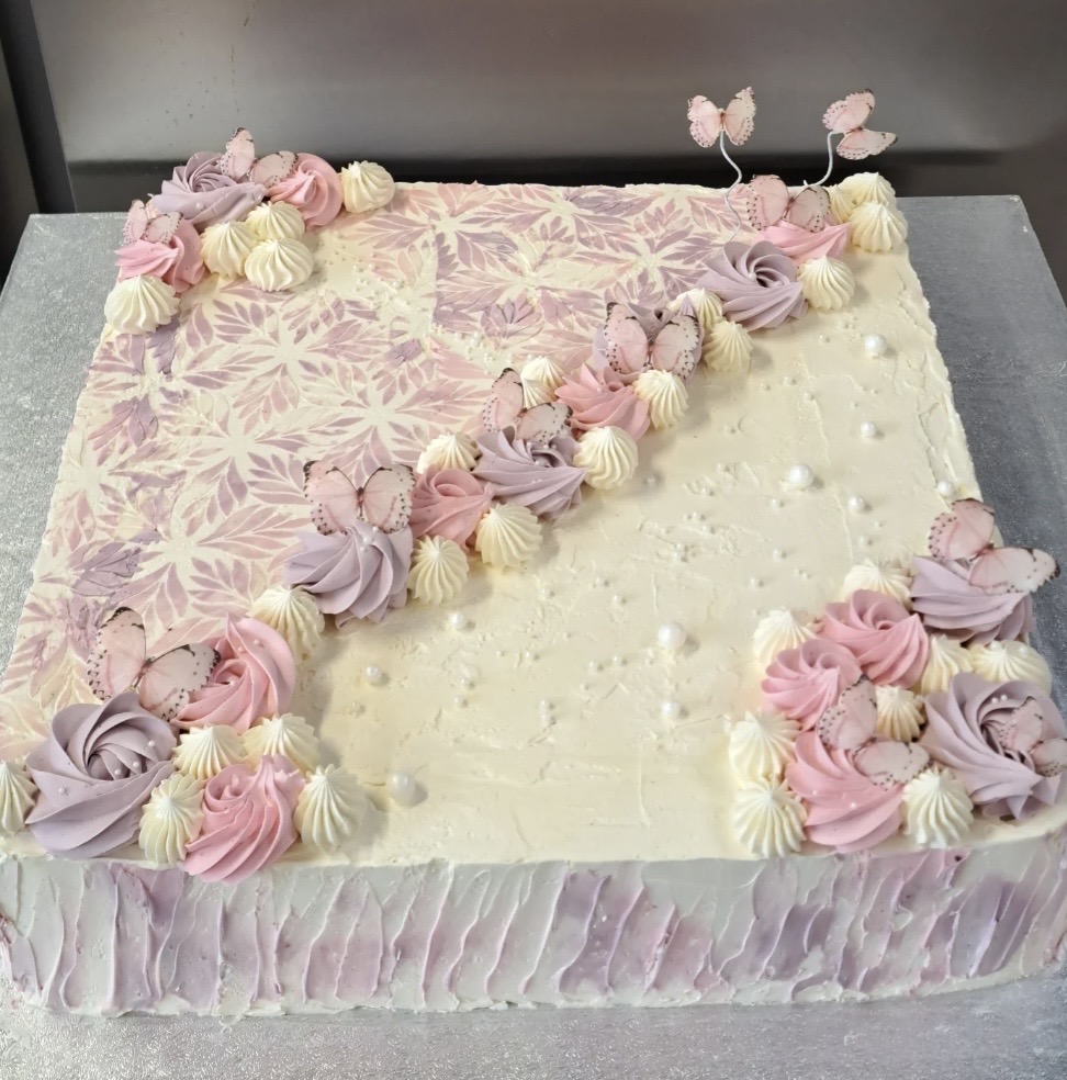 Einstöckige Torte