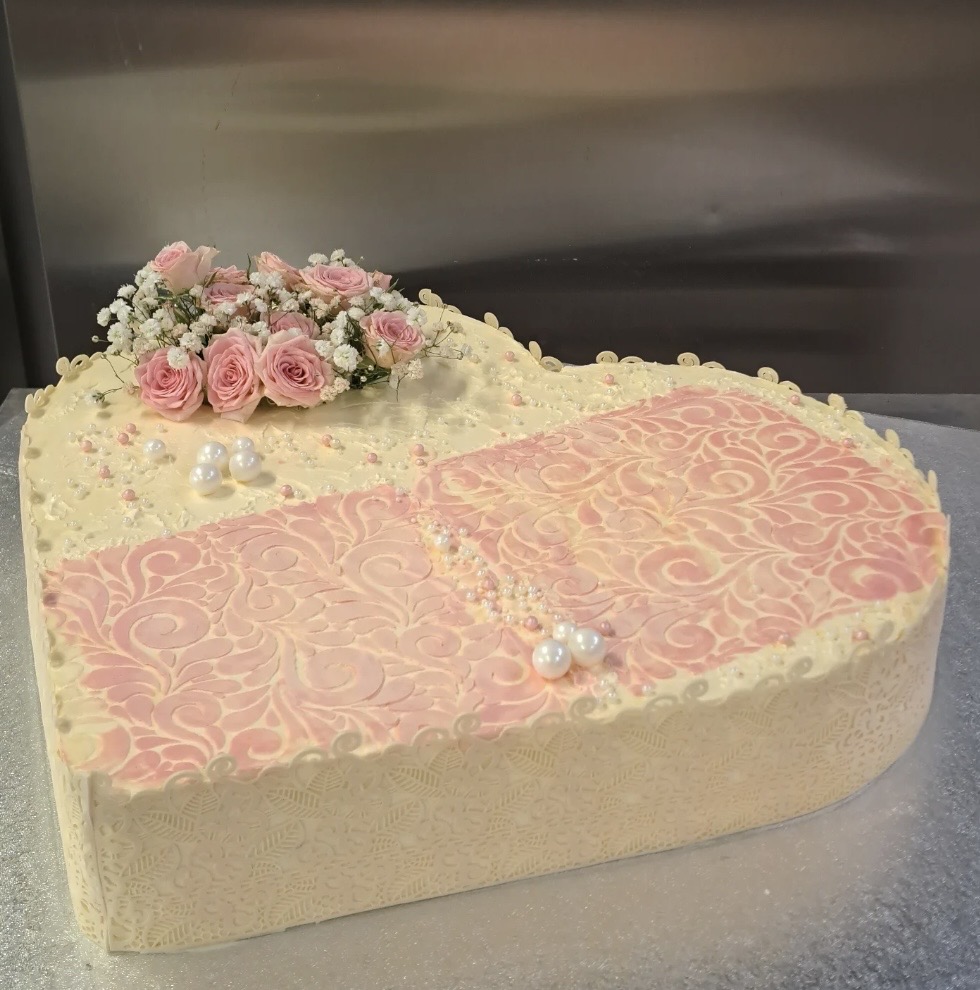 Einstöckige Torte
