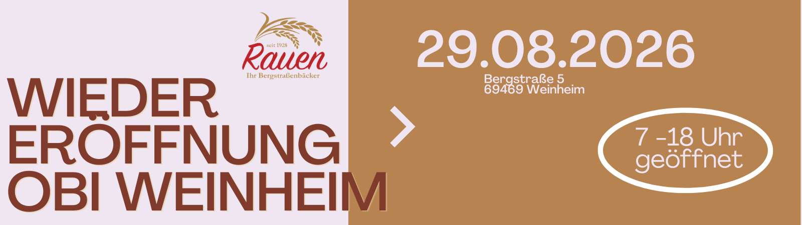 Wiedereröffnung Obi Weinheim style=